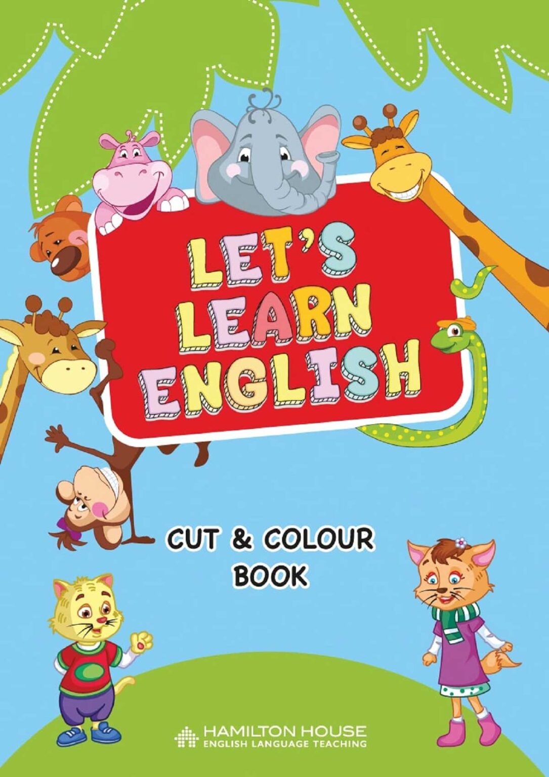 Let's Learn English Cut and Draw Book - Anglo Perú